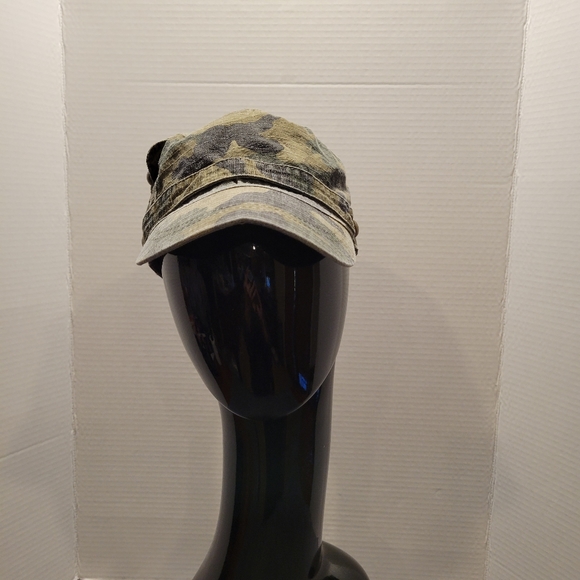 🩵EUC~ CAMOUFLAGE CADET CAP - Picture 4 of 6